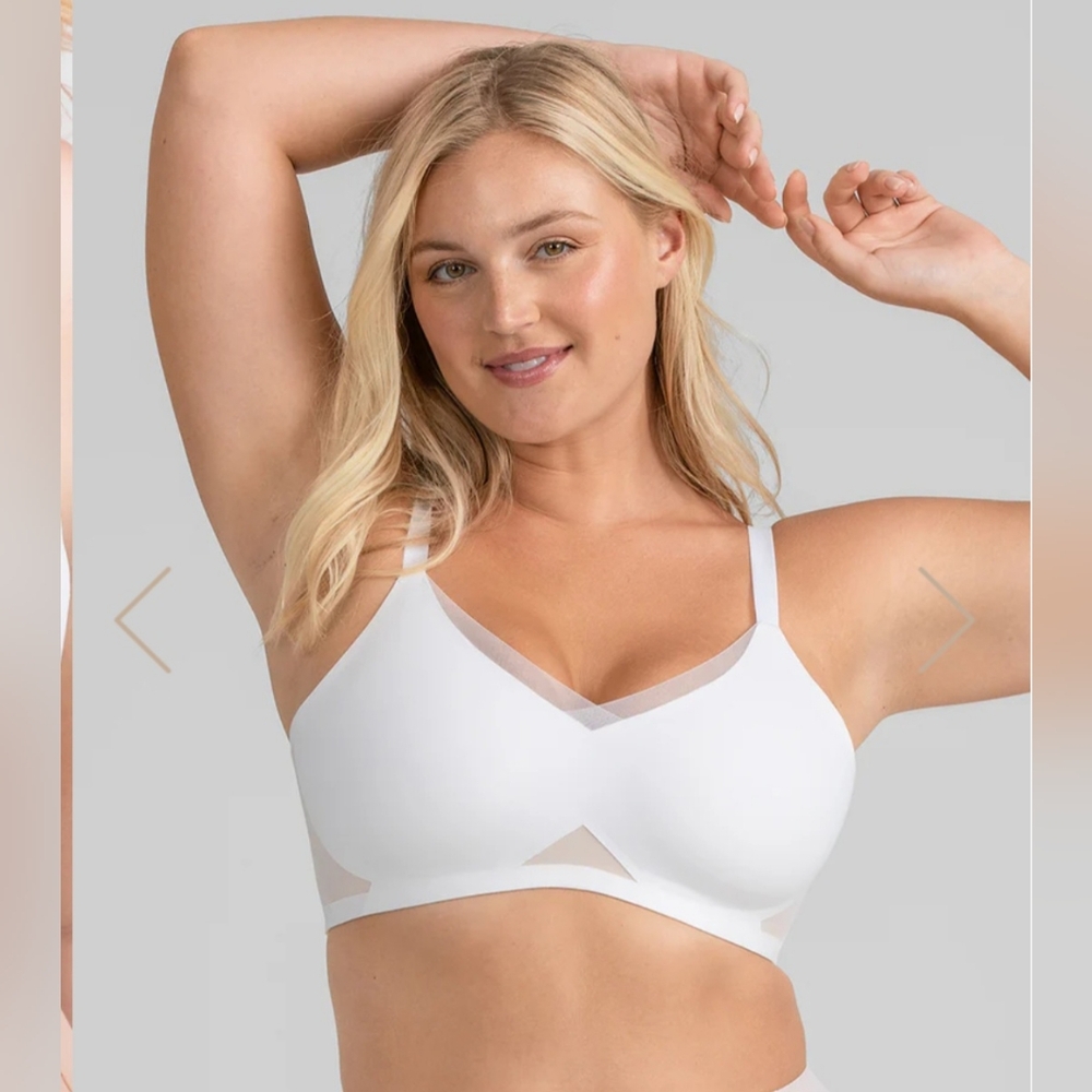 HoneyLove CrossOver Bra White Medium